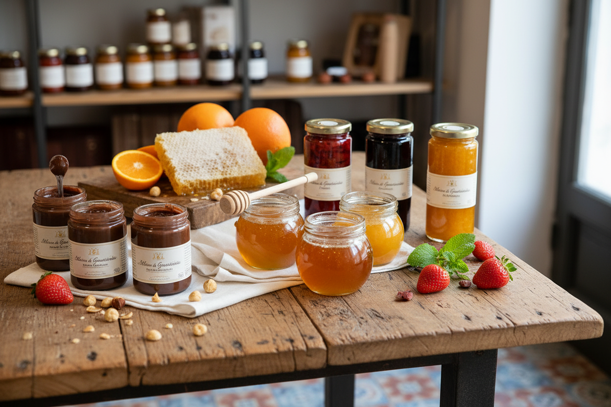 Pâtes à tartiner, miels & confitures