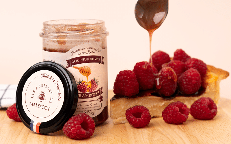 Douceur de Miel à la Framboise - pot 250g