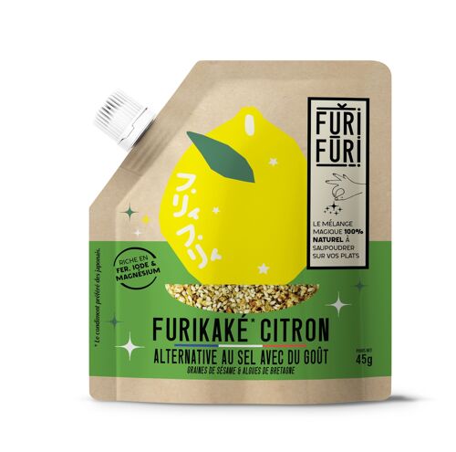Furikake Citron - Condiment sésame & algues - Sachet 45g