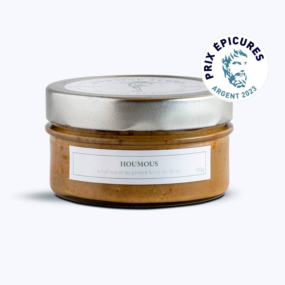 Houmous à l'ail noir et au piment fumé du Béarn - 130g