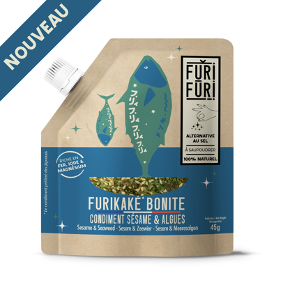 Furikake Bonite - Condiment sésame & algues - Sachet 45g