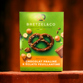 Bretzel chocolat praliné - éclats de feuillantine - 100g