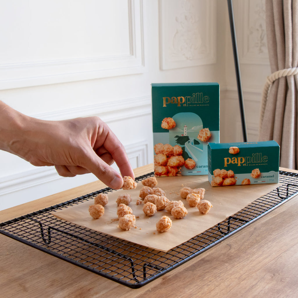 Billes de Biscuits Sucrés - Caramel - Pap et Pille
