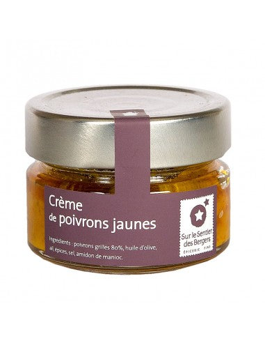 Crème de poivrons jaunes | Tartinable apéritif