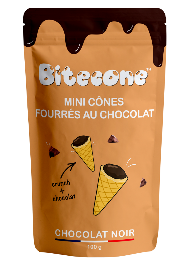 Bitecone mini cônes chocolat noir 100gr