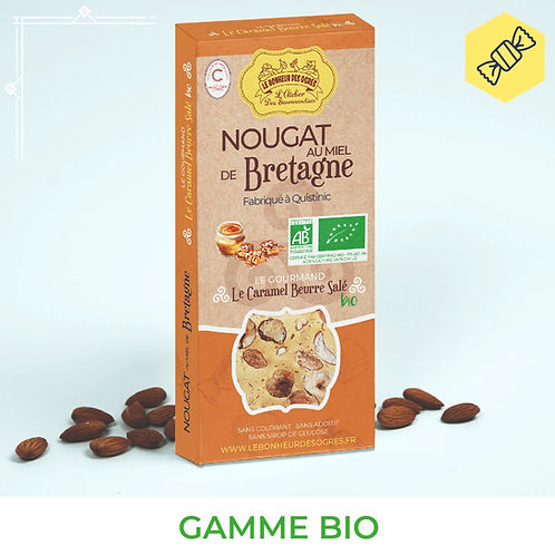 Nougat au Caramel Beurre Salé Bio