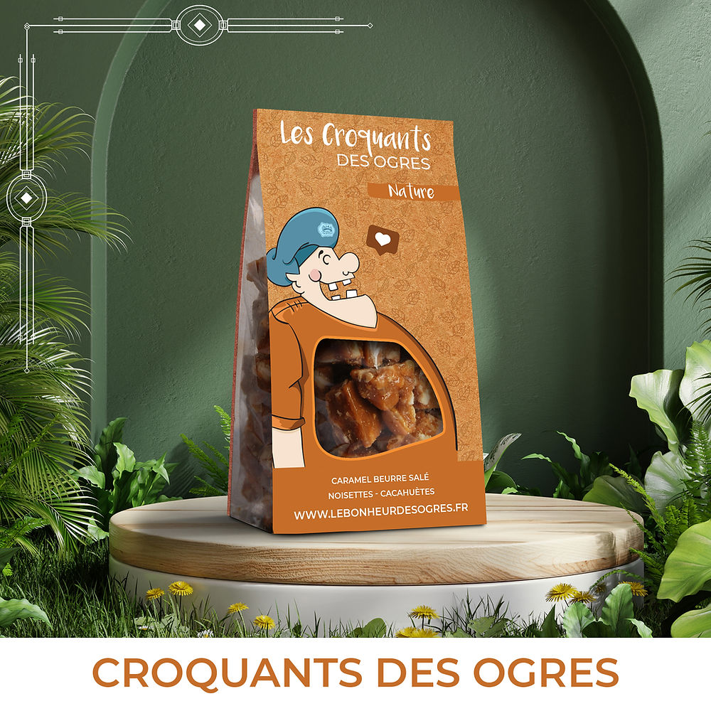 Caramel beurre salé , Croquants des Ogres