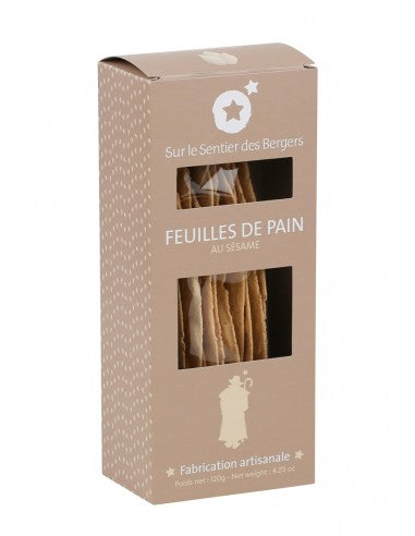 Feuilles de pain au sésame