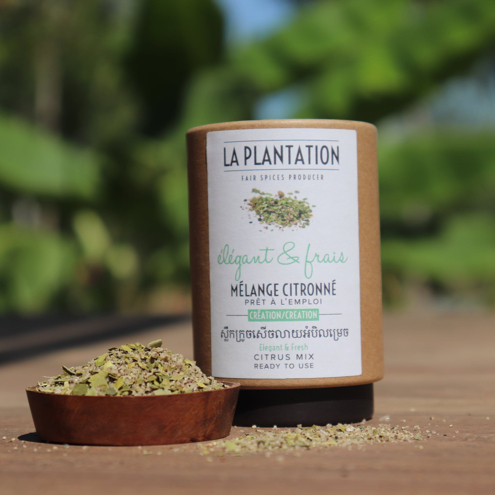 Mélange Citronné (fleur de sel, combava) - tube 50g