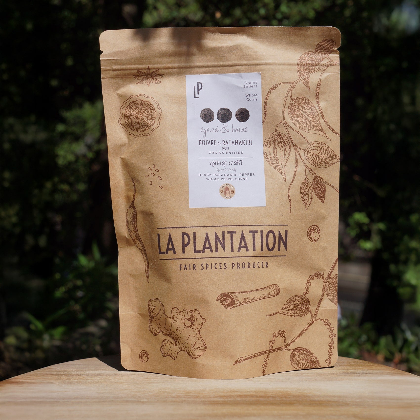Poivre de Ratanakiri Noir - sachet 250g
