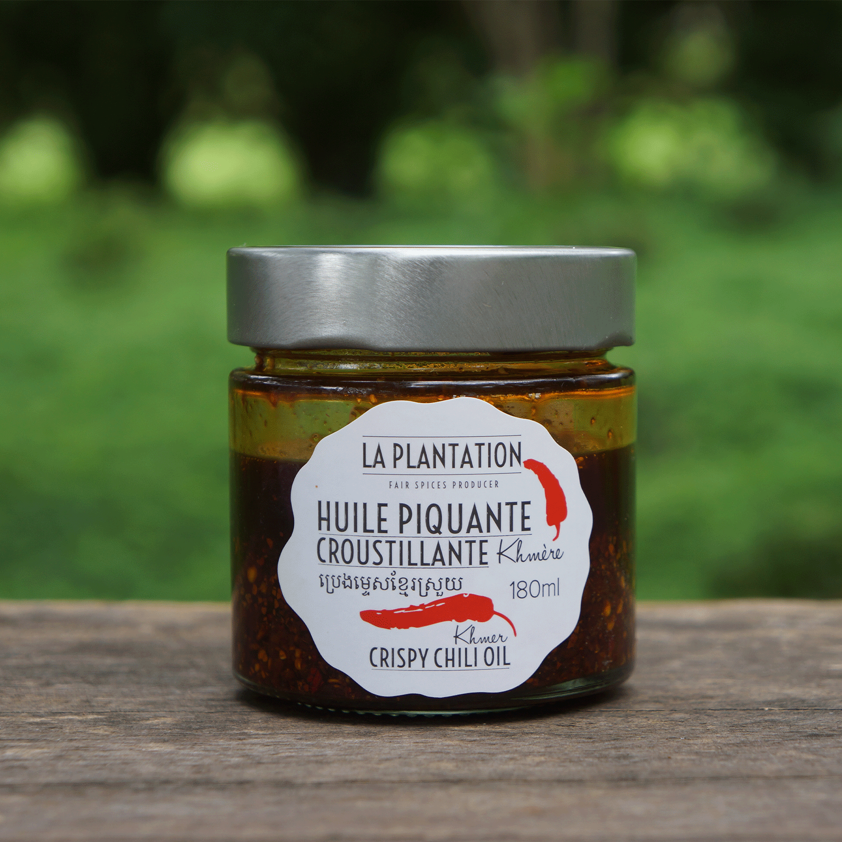 Huile pimentée croustillante Khmère - 180ml