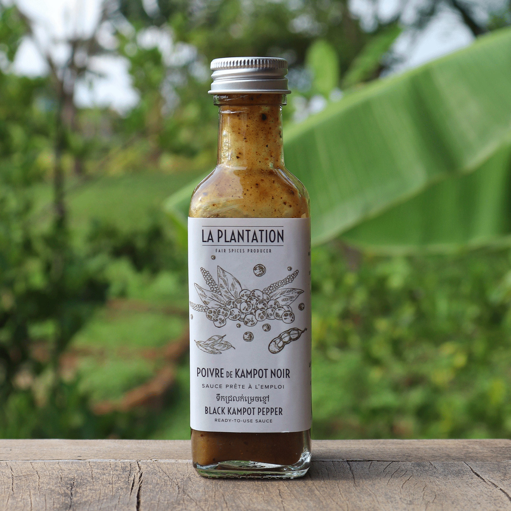 Sauce au Poivre de Kampot Noir - 100ml
