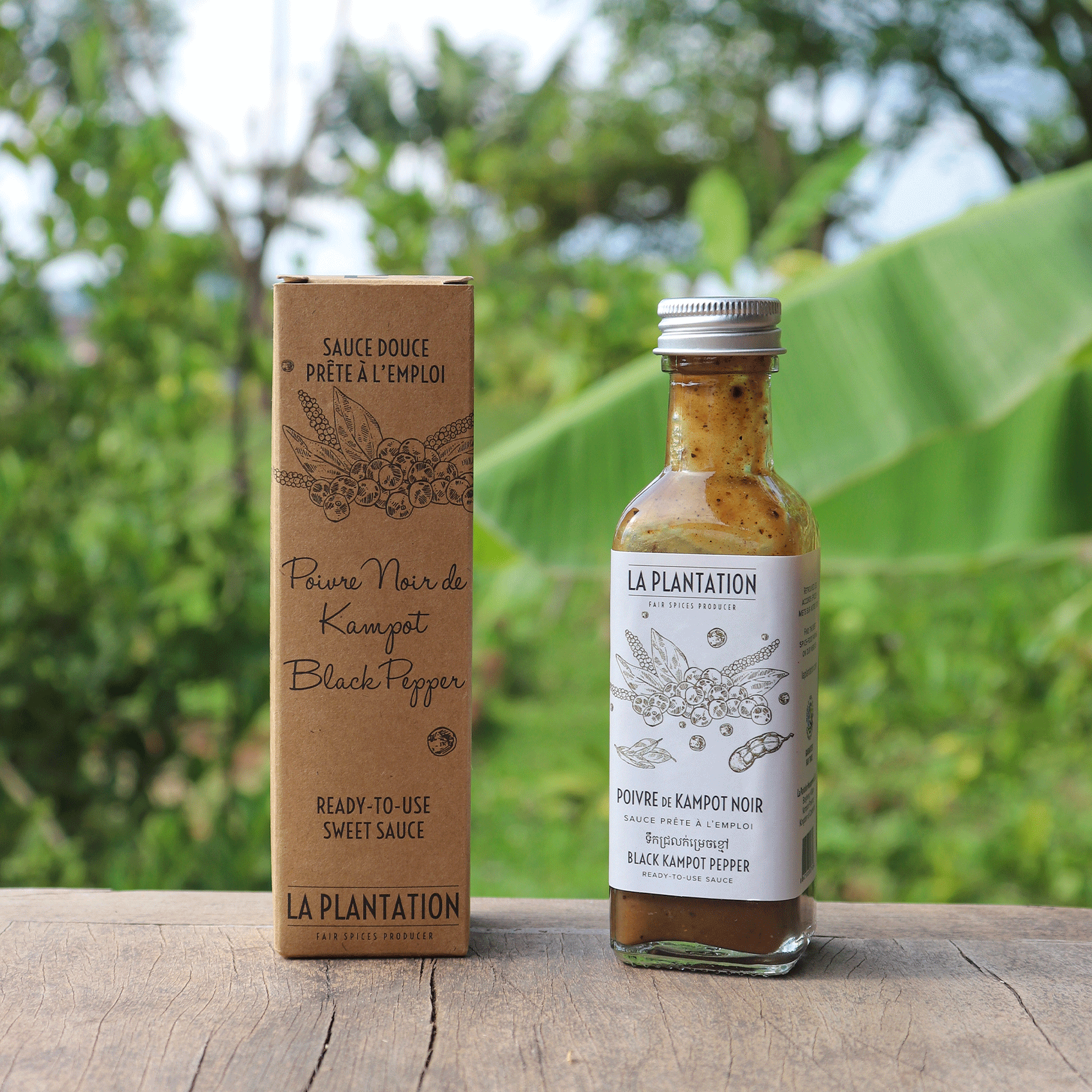 Sauce au Poivre de Kampot Noir - 100ml