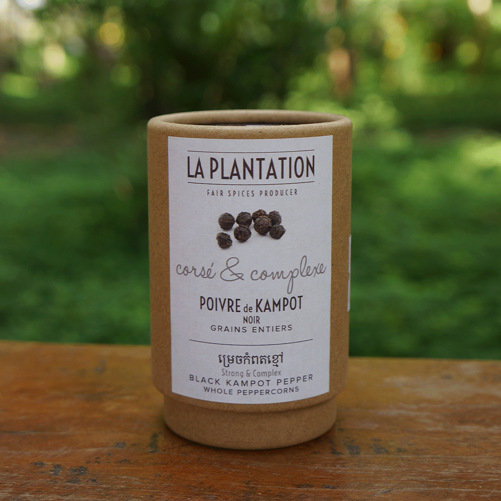 Poivre de Kampot Noir - tube IGP 50g