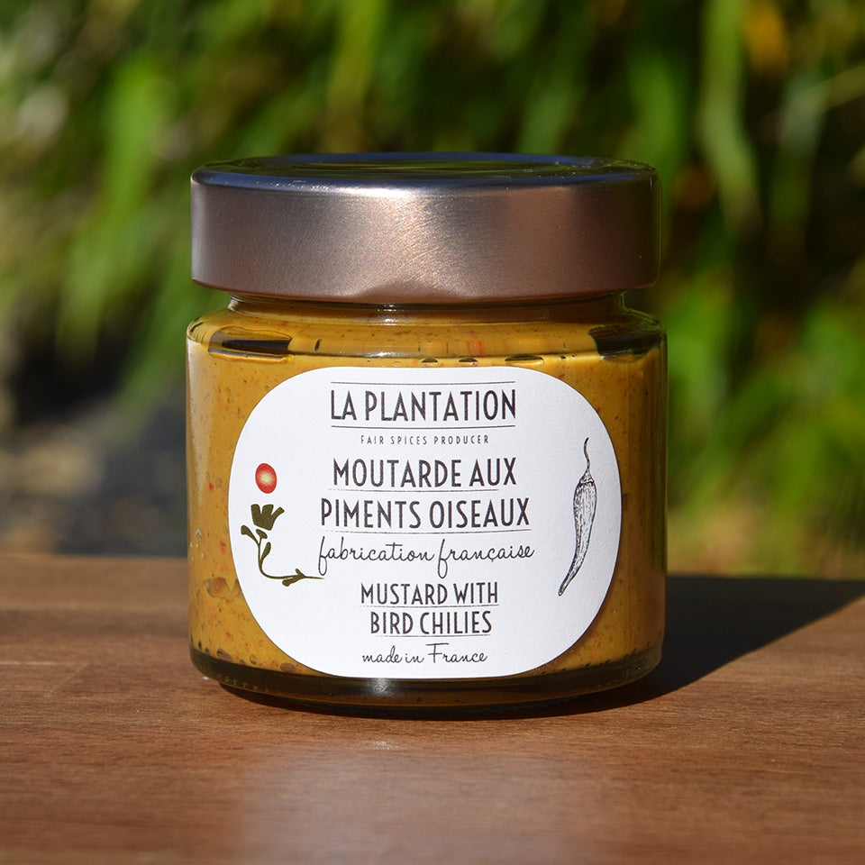 Moutarde aux Piments Oiseaux - 120g
