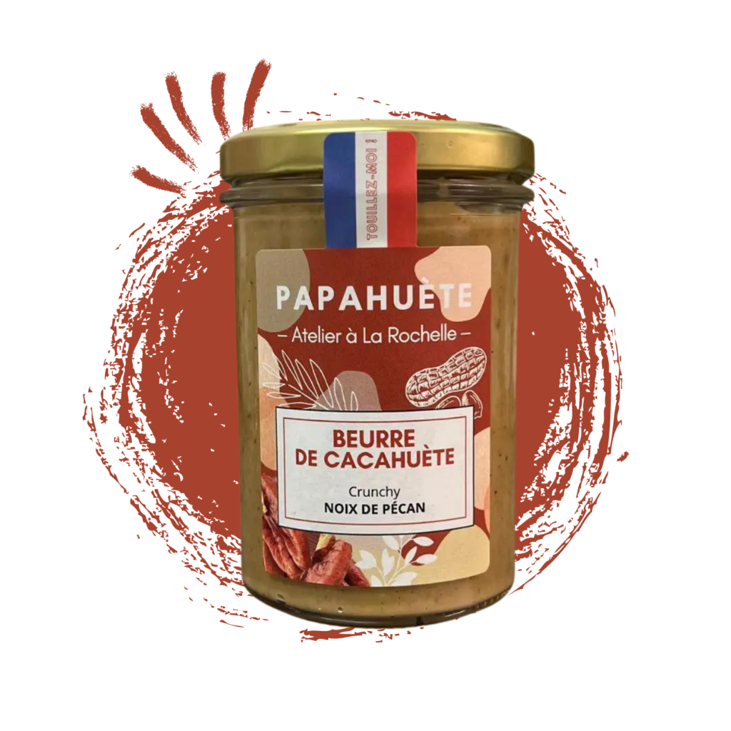 Beurre de cacahuète crunchy noix de pécan - 210g